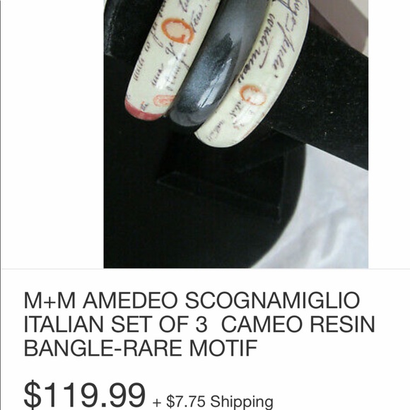 Amadeo scognamiglio set of three bangles - Picture 2 of 7